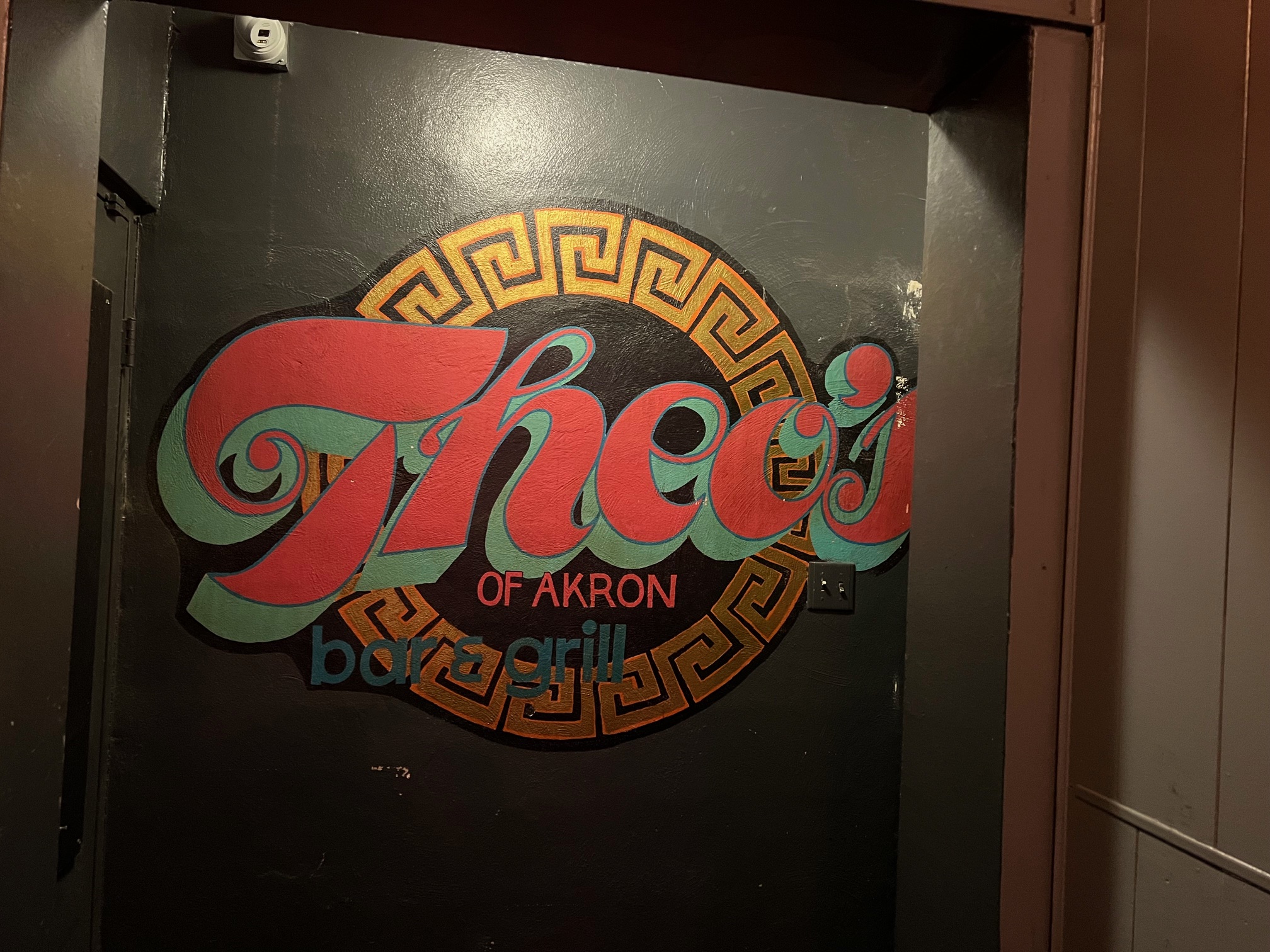 Theo's Bar & Grill Sign